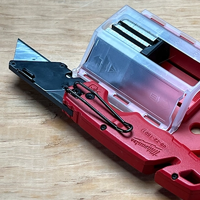 Beginner Hand Tool Kit 7 Utility Knives and replacement blades