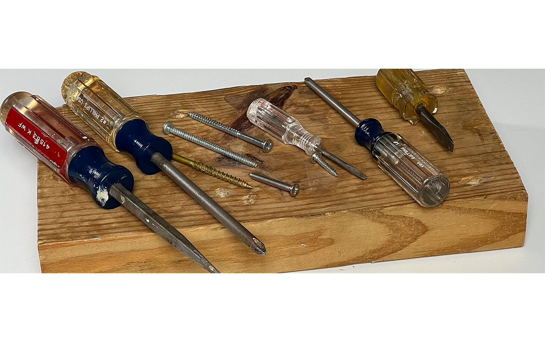 Assortment of Screwdrivers - How to use a screwdriver safely